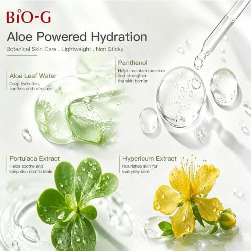 Bio-G After Sun Body Butter with Hyaluronic Acid,Panthenol Aloe Vera Gel Sunburn Relief,Face Moisturizer,Moisturizing, Fast Absorbing for Face, Skin, Body&Hair,200g/7oz - Thumbnail 3