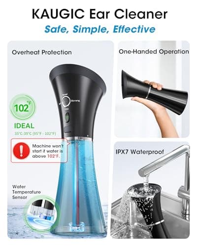 Ear Wax Removal Kit with Camera – Ear Cleaner Tool for Safe & Effective Ear Care – Includes Ear Camera for Visual Inspection & Gentle Ear Irrigation System – Complete Ear Cleaning Solution - Thumbnail 4