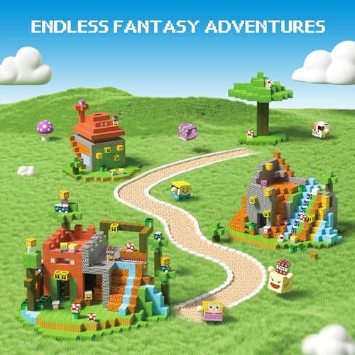 Innovakids Magnetic Blocks - 150 PCS Magnets Game-Based Building Block for Ages 3,4,5,6,7,8,9,10,11 Kids Birthday Toy Sets Present, Stacking Cubes Construction Gift for Toddlers Boys & Girls, 0.8in - Thumbnail 2