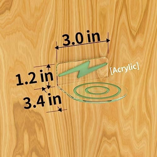 YODAR 10 Pack Small Clear Acrylic Floating Shelves for Funko Pop Figures, Wall Mounted mini Hanging Display Shelf for Storage & Decor, Adhesive Invisible Ledge Organizer，Shining at Night - Thumbnail 6