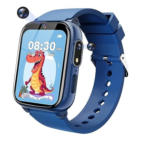 Sueseip Kids Watch for Boys Toys Age 6-8, HD Touchscreen Dual Cameras Smart Watch for Kids Ages 5-7, Kid Toys with 35 Games Learn Card Audio Story for 6 7 8 9 10 Year Old Boys Birthday Gifts