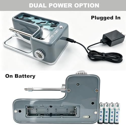 WHS·Yan Cigarette Rolling Machine, Automatic Electric Rolling Machine for King Size (109mm), 1¼ (84mm), Adjustable Firmness & Density, Dual Power (AAA/Type-C), All-in-One Kit，Gift-Ready Design - Thumbnail 3