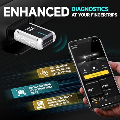 DND Bluetooth OBD2 Scanner - All System Diagnostic Tool for iOS & Android, Code Reader for Cars, Free Updated Vehicle Scan Tool, Bidirectional Diagnsotic Scanner with Oil Reset, Battery Registration - Thumbnail 2
