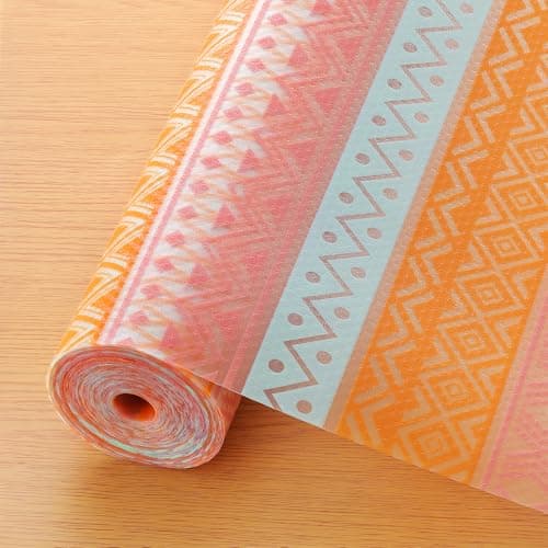 Cooyes Drawer and Shelf Liner, Non-Adhesive Shelf Liners for Kitchen Cabinets, Thick Strong Grip Mats for Desk, Shelves, Bathroom Drawers, Fridge, Cabinet Protection（17.5" W x 197" L） - Image 1