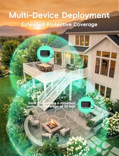 BuggyBands Portable Mosquito Repellent Outdoor Patio & Indoor Rechargeable Electronic Insect Repellent Device | 20 ft Coverage Zone for Camping, Hiking, Backyard | Safe for Kids & Pets | 2 Refills - Thumbnail 6