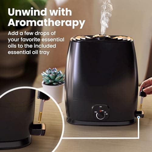 Everlasting Comfort 6L Humidifiers for Bedroom, Quiet 50HR Runtime No-Filter Supersized Cool Mist Humidifier Large Room for Whole House, Plants, Baby Nursery, Allergies, Dry Skin, Congestion, Indoor - Thumbnail 6