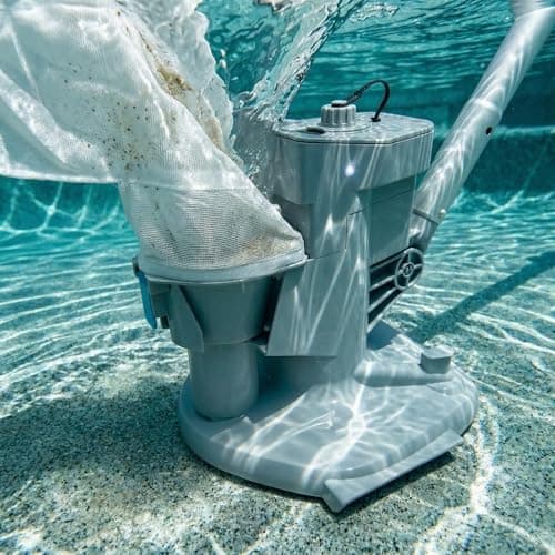 Cordless Pool Vacuum, Handheld Rechargeable Pool Cleaner with Poles,60 Mins Runtime, 11.1V Powerful Suction, 2 Replacement Filter Bags,Ideal for inground Pools,Spa,Hot Tub, Stairs,Above Ground Pools