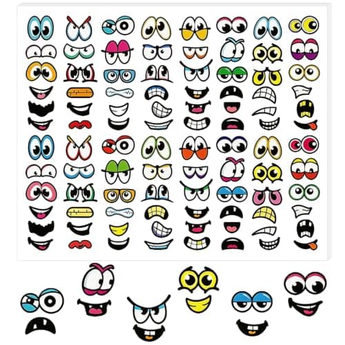 Halloween Party Favors - 960 PCS Halloween Stickers, Halloween Pumpkin Decor Gifts - Googly Eyes Self Adhesive Decorations, Stocking Stuffers Goodie Bags for Kids Boys Girls Classroom Must Haves - Image 1