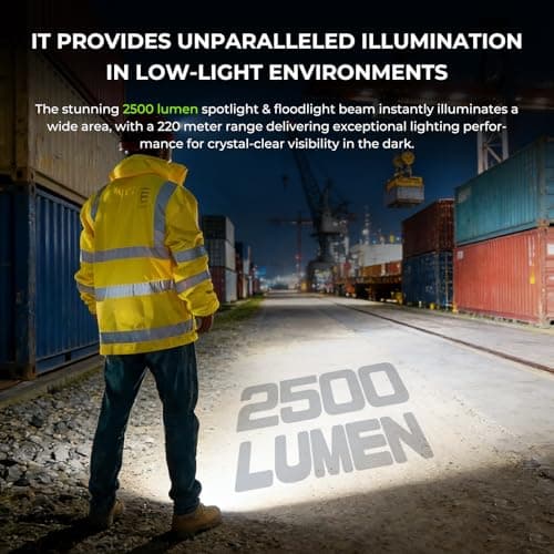 Wurkkos HD17 Headlamp with Red Light,2500Lumen Led Bright Rechargeable Head Lamp 3 Light Source,with Magnetic IPX6 Waterproof Headlamps for Adults for Camping,Hunting,Hardhat,Work - Thumbnail 3