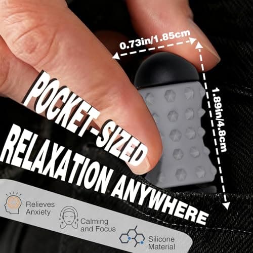 FUFADADE Mini Fidget Spinners for Adults Teens, 2-in-1 Finger Roller with Stress & Anxiety Relief Functions, Stress Relief & Focus Tool for Office, Home (Style 2) - Thumbnail 5