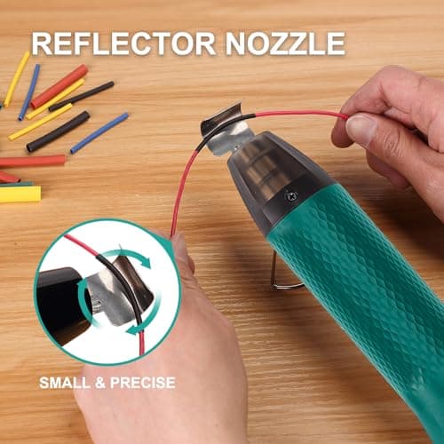 350W Heat Gun 2-Temp 392°F/662°F Hot Air Gun for Crafts & Shrink Tubing - Thumbnail 6