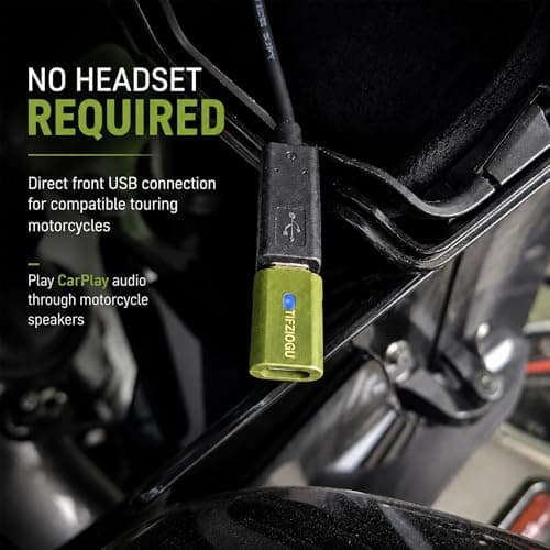 Tifziogu Motorcycle CarPlay Bluetooth Headset Bypass Adapter - Thumbnail 3