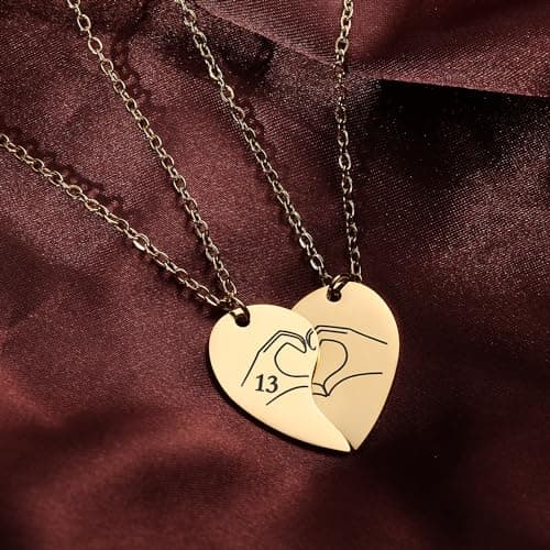 COTATI Quotes Guitar Pick Necklace Outfits Jewelry Accessories Inspired Fans Gift Merch (Gold Heart) - Thumbnail 6