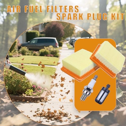 3PCS For Stihl BR800 BR800C BR800X Magnum Backpack Leaf Blower Air Fuel Filter Spark Plug Kit, For Stihl BR800 BR800C BR800X 4283-141-0300 4283-141-0300A 4283-141-0300B 0000-350-3518 0000-350-6202 - Thumbnail 6