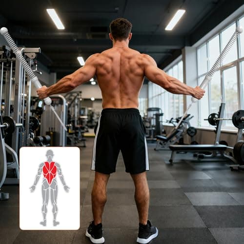 Power GUIDENCE 2PCS Weighted Ropeless Battle Ropes, Portable Cordless Battle Rope with Non-Slip Handles, Workout Exercise Rope for HIIT, Cardio & Strength, Gray - Thumbnail 4