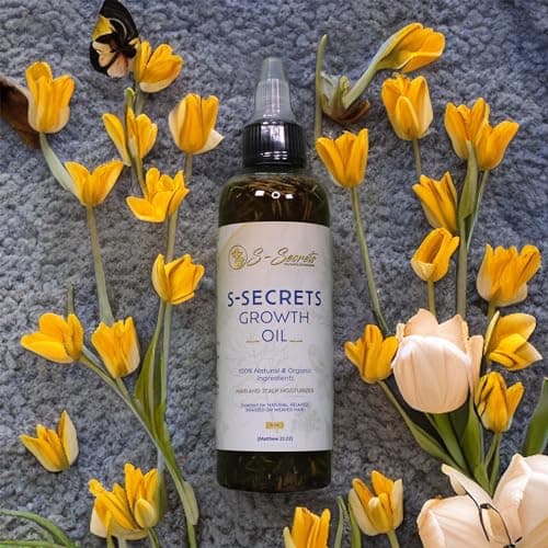 S-Secrets Scalp and Hair Oil for Women, 4oz, Natural Scent, Liquid Formula, Enriched with 21 Natural Ingredients. Ideal for All Hair Types. Founded by a Black Woman - Thumbnail 4