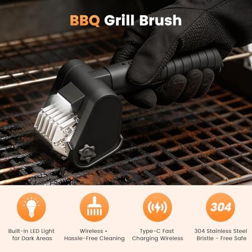 JVGTH Electric Grill Brush BBQ Grill Cleaning Brush - Thumbnail 5