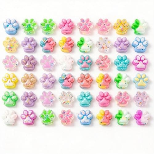 48pcs Mini Squishies Taba Squishy Toys Cat Paw, Fidgets Cat's paw Mini Animals Mochi Squishy Toys Stress Relief & Classroom Prizes, Squeeze Toys Classroom Must Haves (Color & Style Random)