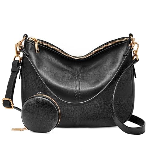 GEMIU PU Leather Purses for Women Crossbody Bags for Women with Additional Coin Purses Black - Image 1