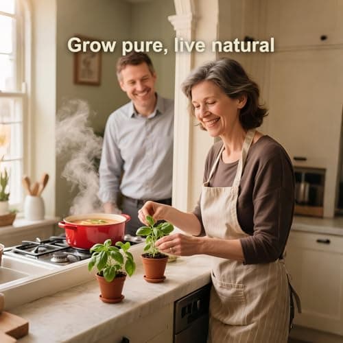 10 Indoor Herb Garden Kit, 33pcs Complete Kitchen Herb Starter Set Including 4-Color Pots, Soil & Tools, Unique Gift Ideas for Plant Lovers, Women, Men, Mom, Friend, Birthday, Housewarming, Christmas - Thumbnail 5