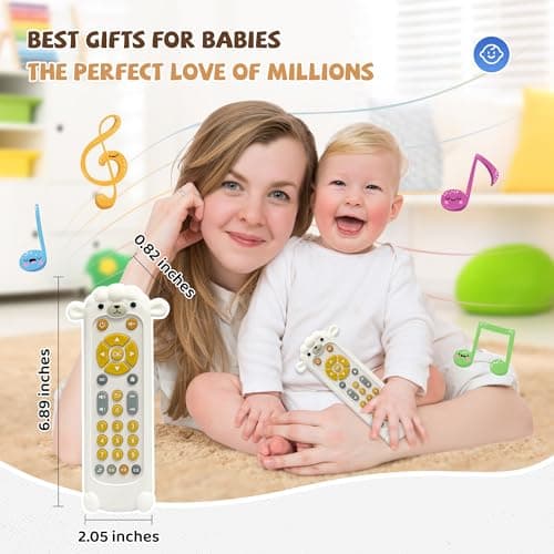 KIRALUMI Baby Remote Control Toy - Baby Musical Toys, Early Number Learning in 3 Languages (English, Spanish & French), Preschool Boys Girls Toys Gift 6, 12, 18 Months. - Thumbnail 6
