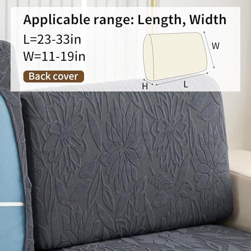 UWWGKK Modular Sofa Cover Sectional Couch Slipcovers for Dogs Pet Friendly - Thumbnail 5