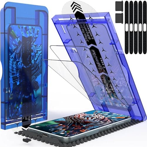 jpyyw 3 Pack Designed for Samsung Galaxy S25 / S24 Screen Protector Tempered Glass, Bubble Free, Ultra Resistant - Image 1