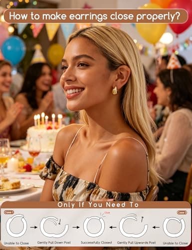 Small Gold Hoop Earrings Set for Women, 14K Gold Plated Dainty CZ Huggie Hoop Earring Sets for Multiple Piercing, Cartilage Earring Stacks Jewelry Gift - Thumbnail 4