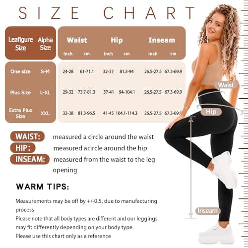 SINOPHANT 3 Pack Leggings for Women - High Waisted Buttery Soft Yoga Pants for Workout Athletic Sports Black/Black/Black 3XL - Thumbnail 6