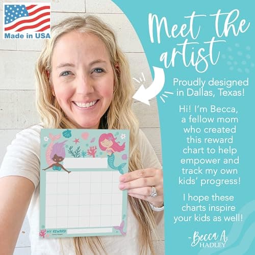 Sticker Chart for Kids Behavior at Home & Classroom - 25 Reward Chart for Kids Incentives, Gold Star Sticker Sheets, Mermaid Incentive Charts for Classroom Must Haves - Thumbnail 2