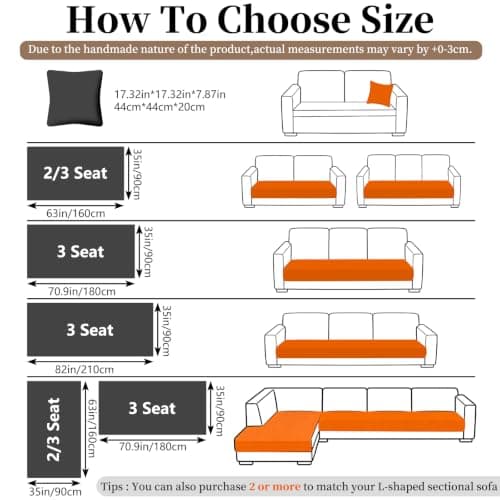 Sparaiz Sofa Covers Washable for Plush Pet Sofa w/Pillow Dark Grey 70.9" - Thumbnail 6