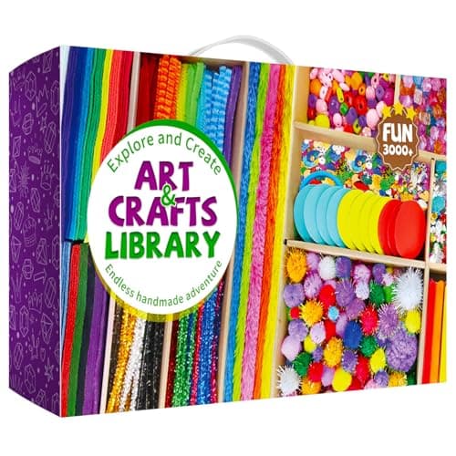 Itopstar Arts and Crafts Kit for Kids, Science Kits for Kids Age 5-7, Craft Kits and Art Supplies, Gifts for 5 7 9 Year Old Girls, Crafts for Kids Ages 4-8 8-12 - Thumbnail 2