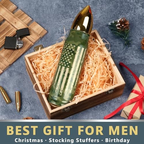 Birthday Gifts for Men Dad Him Adults Funny - 17 oz Camo Tumbler, Gifts for Man Who Have Everything - Unique Easter Anniversary Mens Presents for Boyfriend Husband - Camo Cup Green - Thumbnail 2