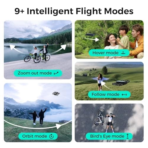 HOVERAir X1 Drone with Camera, Self-Flying Camera Drone with Follow Me Mode, Foldable Mini Drone with HDR Video Capture, Palm Takeoff, Intelligent Flight Paths, Hands-Free Control Black (Combo) - Thumbnail 2