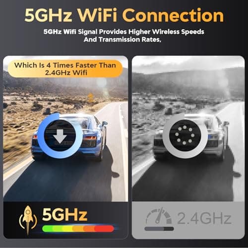 Csyibeielec Dash Cam Front and Rear - 4K HD Dual Dash Camera for Cars, Built-in 5G WiFi GPS, 64GB Card, Dashcam with 3.2" IPS Screen, UHD Night Vision, HDR, App Control, 24H Parking Monitor - Thumbnail 5