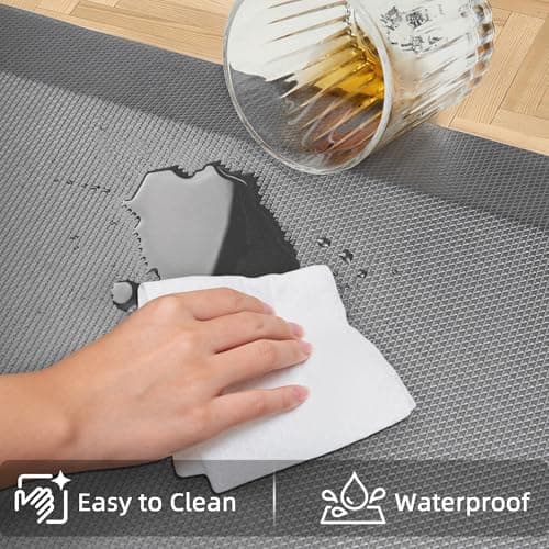 Anti Fatigue Kitchen Mats for Floor, Grey 9/10 Extra Thick Cushioned Standing Desk Mat, Comfort Memory Foam Ergonomic Kitchen Rugs and Mats Non-Slip Waterproof for Office, Kitchen, Sink, 20" x 32" - Thumbnail 4