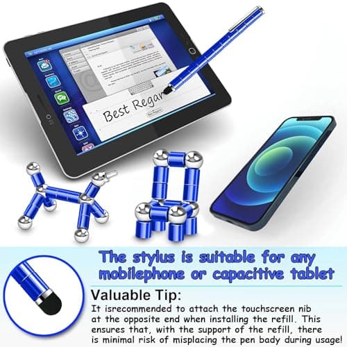 Fidget Gel Pen Gifts for Teens, Cool Gadget for Men Office Desk Accessories - Thumbnail 5