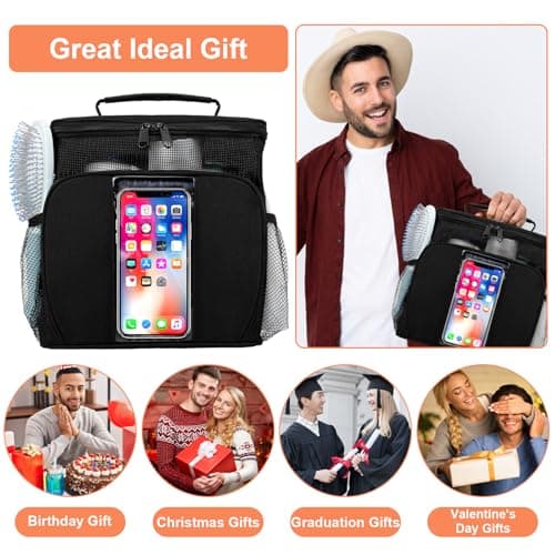 Dorm Room Essentials for Guys, Quick Dry Mesh Shower Caddy, Travel Toiletry Bag for Men and Women, Travel Cruise Ship Camping Essentials, Large Makeup Organizer for Full-Sized Toiletries Gifts for Men - Thumbnail 6