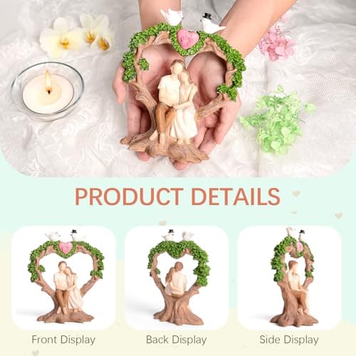 Vofstand Ivory Wedding Figurine Gifts for Couple - Thumbnail 4