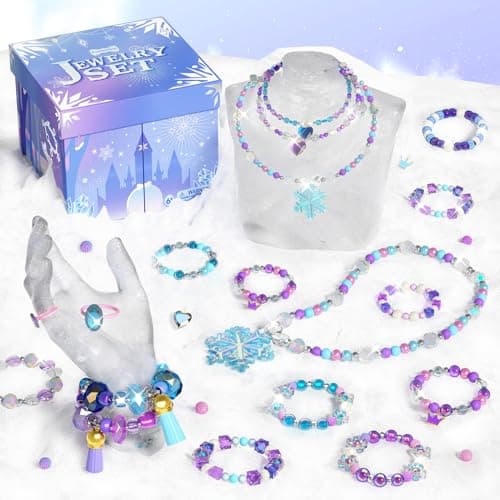 Tomons Gifts for Girls Ages 6-12, Kids Jewelry Making Kit for Girls, Crafts Birthday for 6 7 8 10 11 12 Year Old Girl - Thumbnail 3