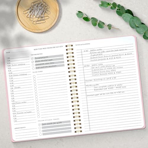 MSTONAL Daily Planner Notebook, 80 Sheets Undated Do List Planner 2025, 6.4"x8.4" To do List Notepad, Do List Organizer for School/Office Supplies - Thumbnail 4