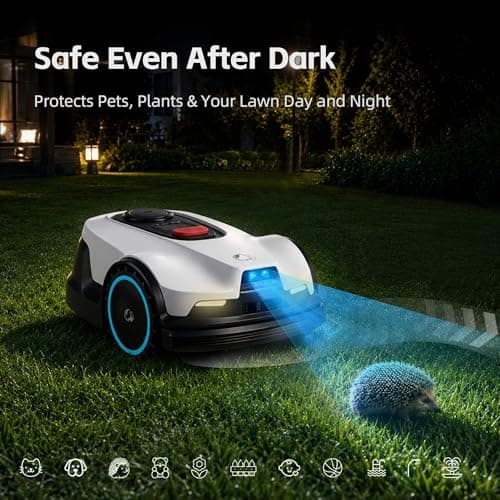 Proudeer DW1500 Wireless Robotic Lawn Mower, GPS RTK & AI Vision Navigation,up to 0.35 Acre Robot Mower with 3D Obstacle Avoidance, Auto Height, IPX6 Waterproof for Smart Home Yard Care - Thumbnail 4