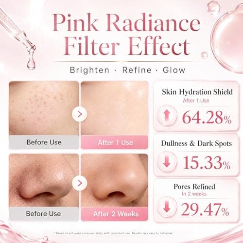 Intensive PDRN Pink Silk Peptide Serum Ampoule PDRN Serum, Deep Collagen Silk Peptide Serum, Skin Glow, Hydrating, Moisturizing, Firming, Tightening,Lifting,Smoothing,Uneven Skin Tone, 60ml/2.03 Fl.Oz - Thumbnail 3