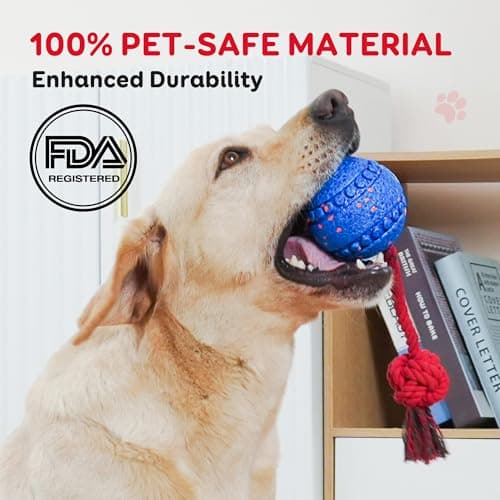 Moseyuh Interactive Dog Toy Motion Activated Pet Toys for Dogs, Safe E-TPU Material, Waterproof and Rechargeable, Durable Dog Toys for Medium and Large Dogs - Thumbnail 4