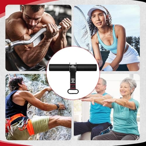 FitBeast Forearm Strengthener & Wrist Roller - Forearm Strength Trainer with Thickened Anti-Slip Grip Handles&Adjustable Strap, Perfect for Forearm Exercising, Boosting Grip Strength, Muscle Building - Thumbnail 6