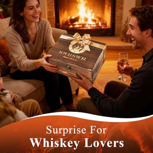 Charred Wooden Bourbon Drinking Glass - Premium Bourbon Gifts for Men - Handcrafted Wooden Whiskey Glasses & Whisky Tumbler for Whiskey Lovers Dad Boyfriend Husband Friend - Thumbnail 6