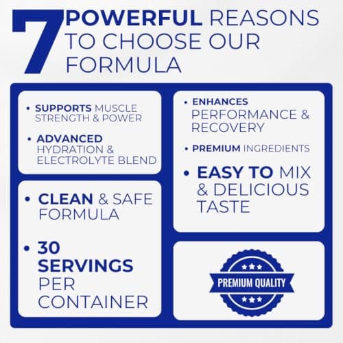 FireHaus Supplements Creatine + Electrolytes, 5g Creatine Monohydrate with Potassium, Magnesium, and Sodium for Strength, Hydration, and Recovery Support, Berry Burst Flavor, 30 Servings - Thumbnail 6