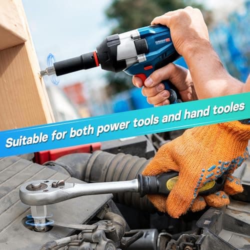 OSTTE 25Pcs Bolt Extractor Kit, Screw Extractor Set Hex Head, Multi-Spline Easy Out Bolt Extractor Tool, Removes Broken Stripped Screws Bolts, Cr-Mo - Thumbnail 4