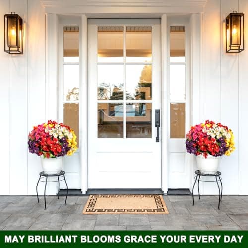 20 Pcs Artificial Flowers for Outdoor,UV-Resistant Realistic Looking Artificial Pansies, Fake Flowers for Decoration Indoor and Outdoor, Window Box, Porch, Patio, Garden,Home Decor - Year-Round Beauty - Thumbnail 6