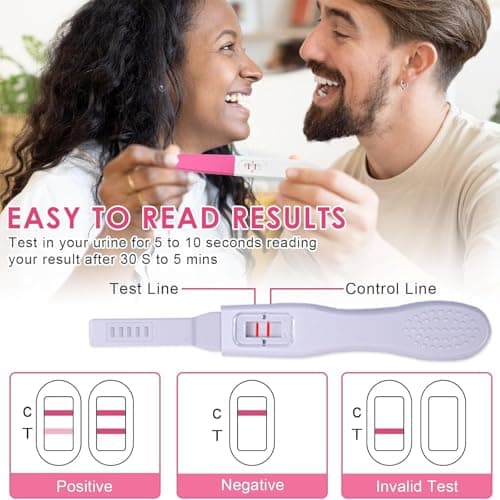 OMGWYSIWYG Pregnancy Test Early Detection HCG Tests,6 Days Before Missed Period,High Sensitivity 10 MIU/ml,Over 99% Accurate and Reliable Results for Women Fertility at Home - 3 Packs - Thumbnail 5